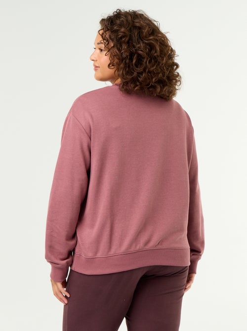 Licht bedrukt sweatshirt van French Terry - Kiabi Licht bedrukt sweatshirt van French Terry - Kiabi