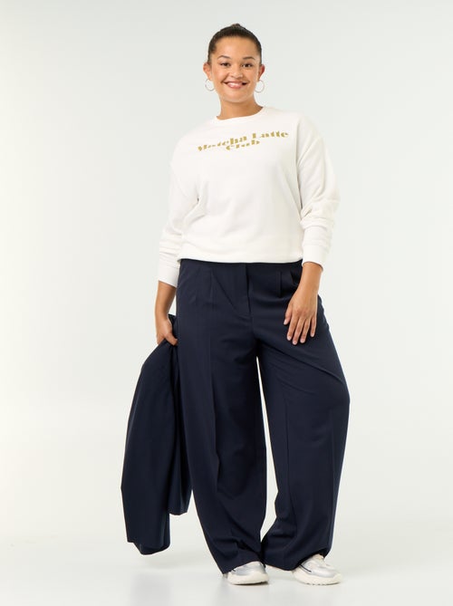 Licht bedrukt sweatshirt van French Terry - Kiabi