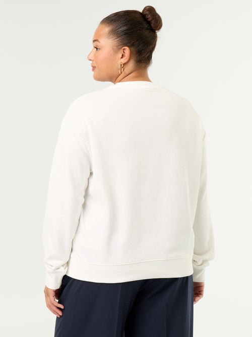 Licht bedrukt sweatshirt van French Terry - Kiabi