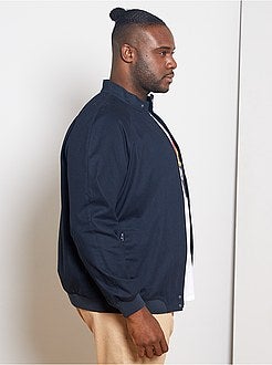 Herenmode grote maten - Licht bomberjack van twill - Kiabi