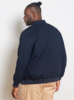 Herenmode grote maten - Licht bomberjack van twill - Kiabi
