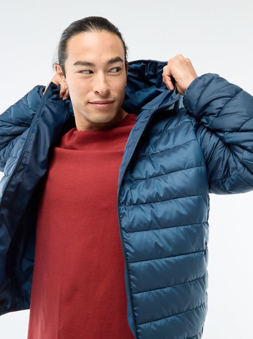 Licht donsjack met capuchon - Kiabi