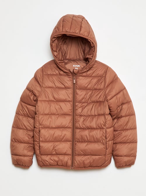Licht donsjack met capuchon - Kiabi