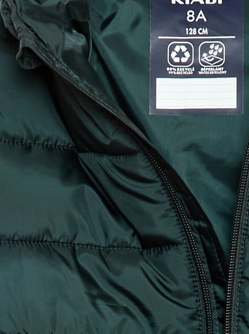 Licht donsjack met capuchon - Kiabi