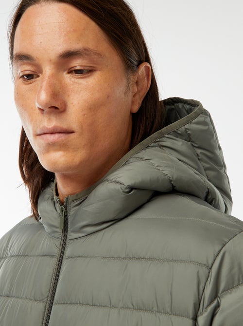 Licht donsjack met capuchon - Kiabi