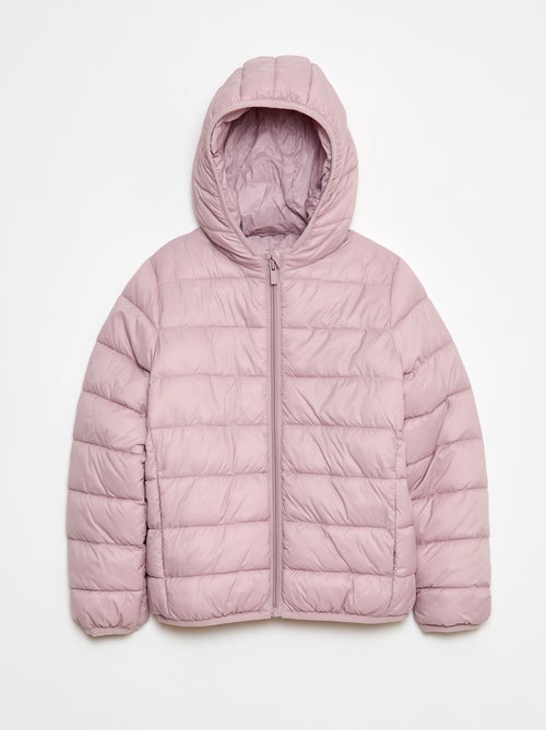 Licht donsjack met capuchon - Kiabi
