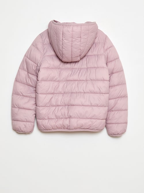 Licht donsjack met capuchon - Kiabi