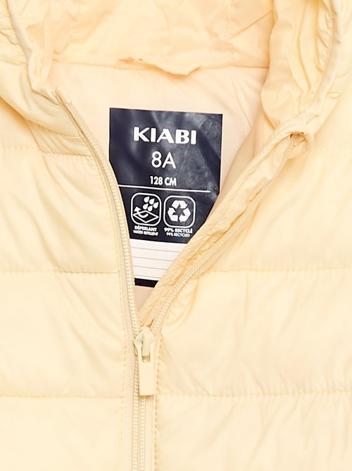 Licht donsjas met capuchon - Kiabi