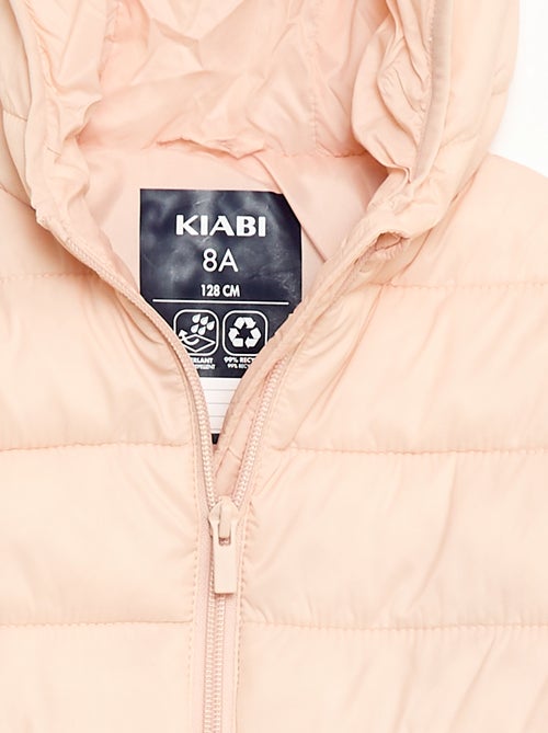 Licht donsjas met capuchon - Kiabi