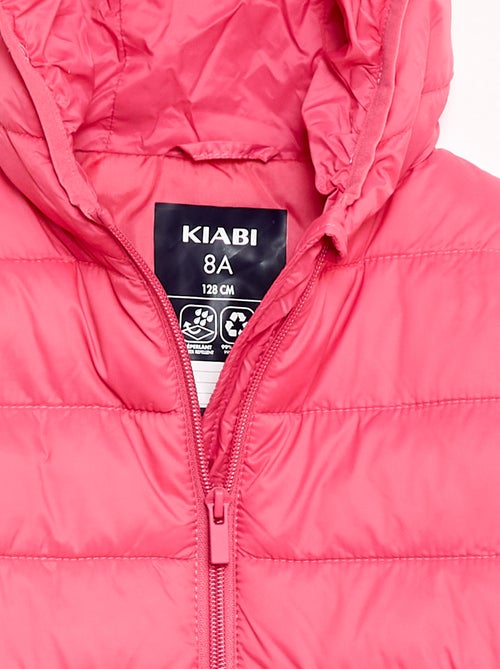 Licht donsjas met capuchon - Kiabi