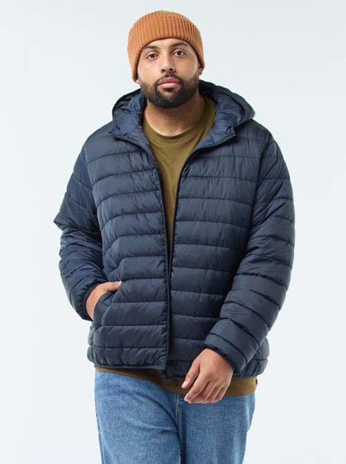 Licht, doorgestikt donsjack met capuchon - Kiabi