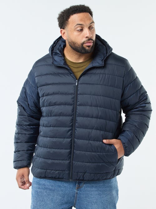 Licht, doorgestikt donsjack met capuchon - Kiabi