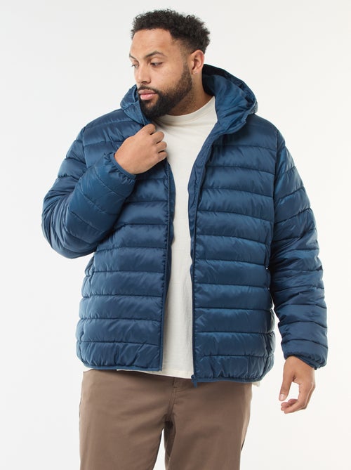 Licht, doorgestikt donsjack met capuchon - Kiabi