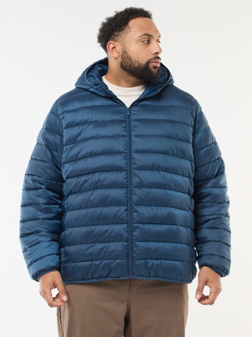 Licht, doorgestikt donsjack met capuchon - Kiabi