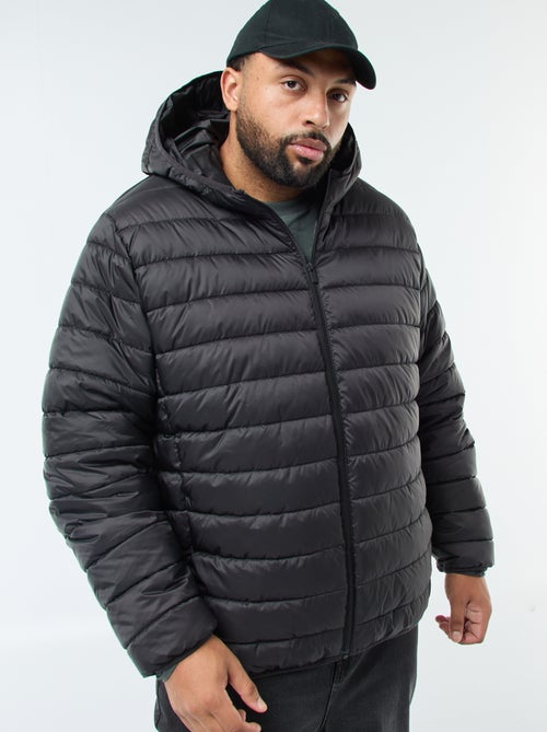 Licht, doorgestikt donsjack met capuchon - Kiabi