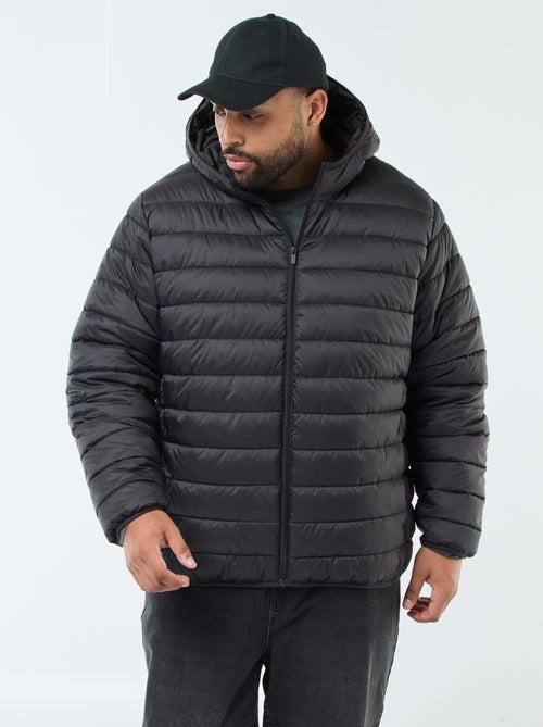 Licht, doorgestikt donsjack met capuchon - Kiabi