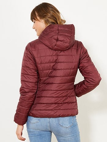 Licht donsjack met capuchon - ROSE - Grote Maten - Dame - 27.00