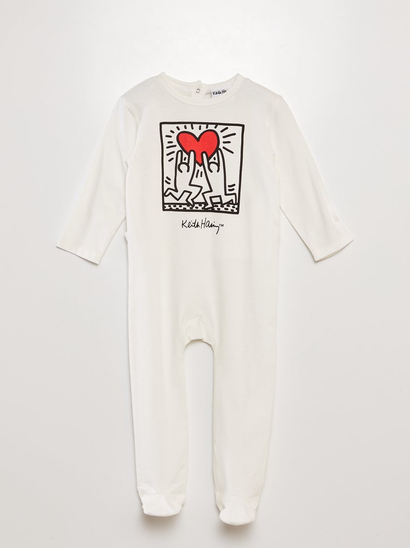 Licht 'Keith Haring'-slaappakje GRIJS - Kiabi