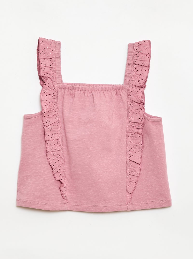Lichte 2-delige set: topje en short Rose - Kiabi