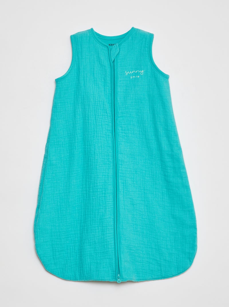 Lichte babyslaapzak met print TOG 1 BLAUW - Kiabi