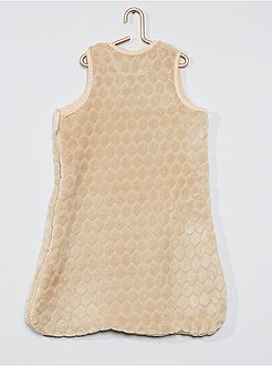Lichte babyslaapzak van pluchetricot - Kiabi
