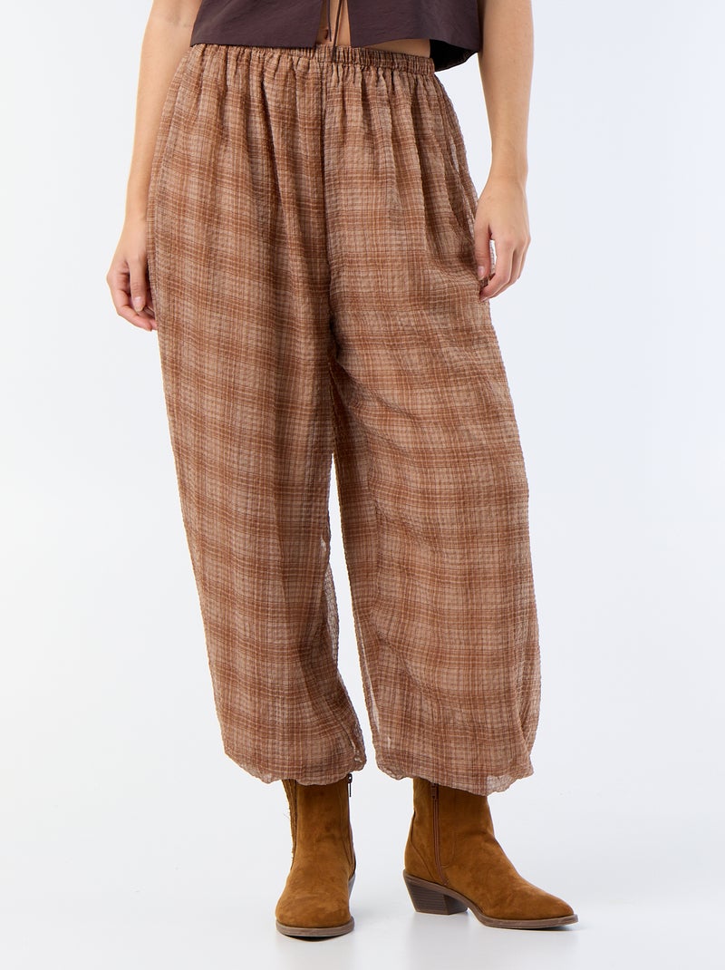 Lichte ballonbroek Biege - Kiabi