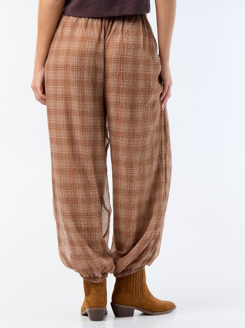 Lichte ballonbroek Biege - Kiabi
