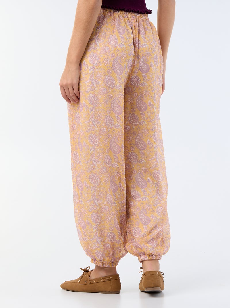 Lichte ballonbroek Oranje - Kiabi