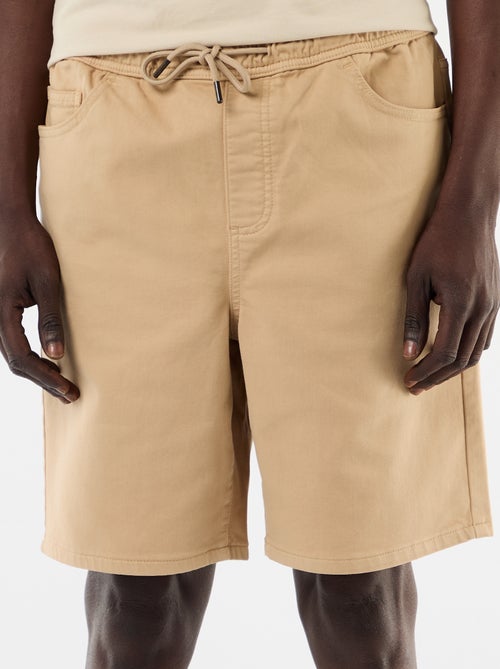 Lichte bermuda met trekkoordjes - Kiabi