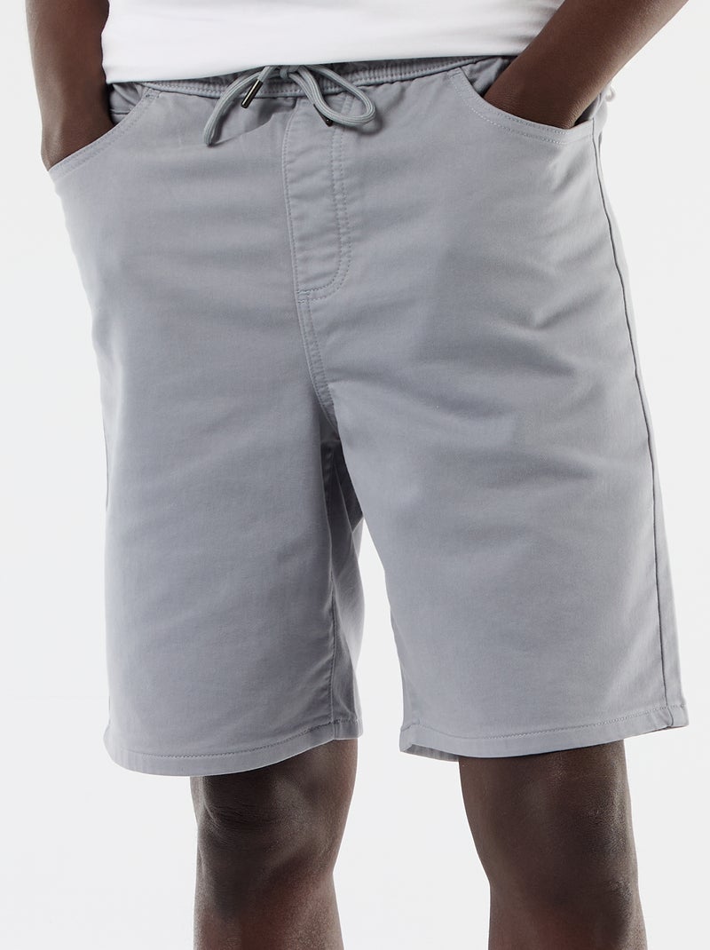 Lichte bermuda met trekkoordjes Blauw - Kiabi