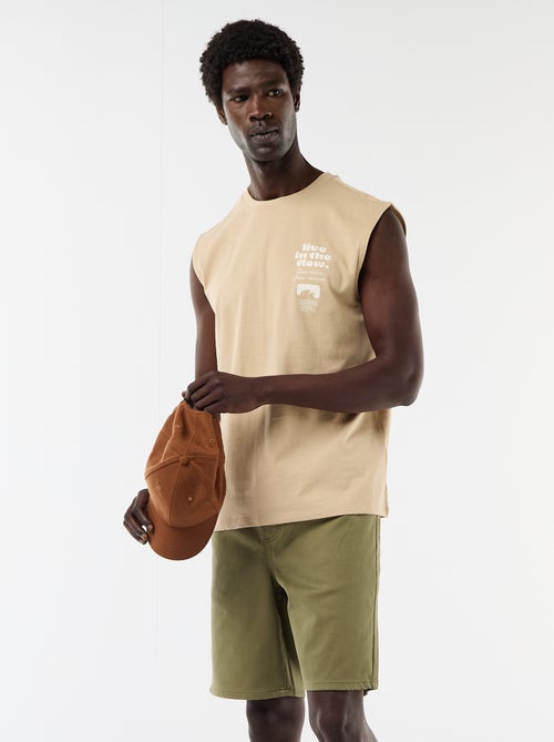 Lichte bermuda met trekkoordjes - Kiabi