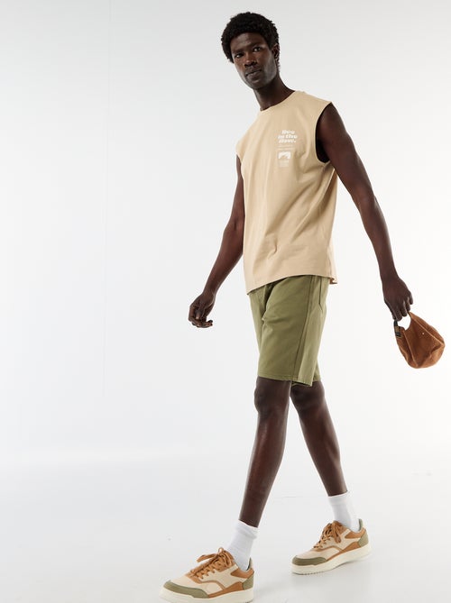 Lichte bermuda met trekkoordjes - Kiabi