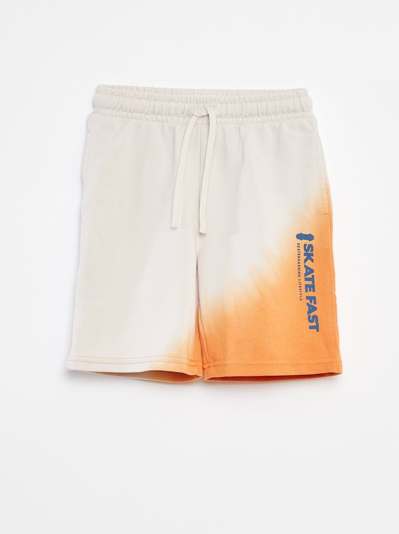 Lichte bermuda met zakjes Oranje - Kiabi