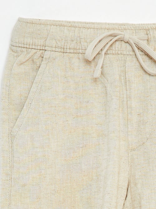 Lichte bermuda met zakjes - Kiabi