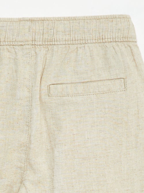 Lichte bermuda met zakjes - Kiabi