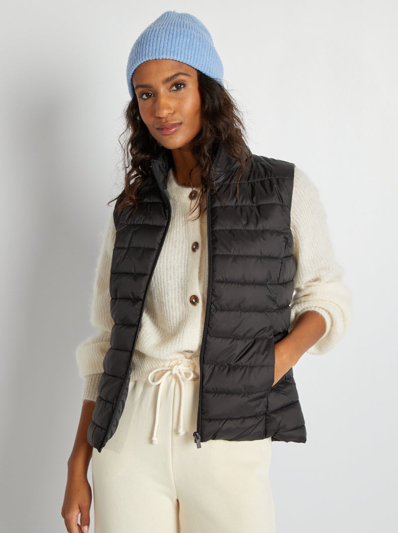 Lichte bodywarmer zwart - Kiabi