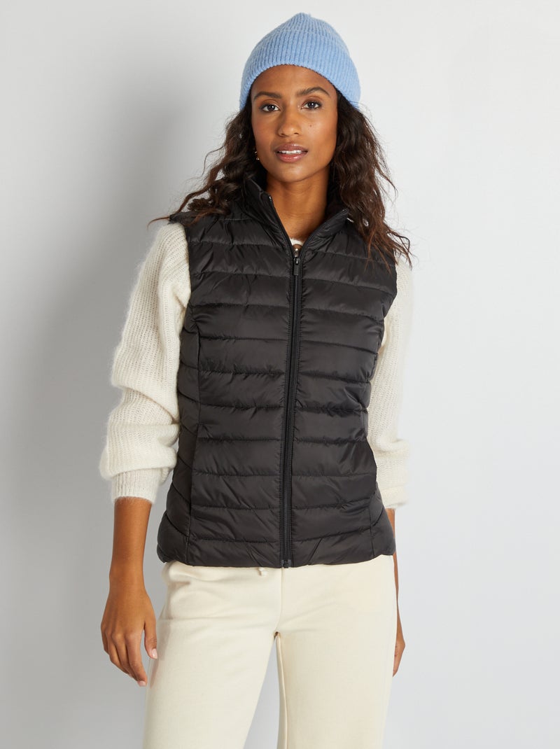 Lichte bodywarmer zwart - Kiabi