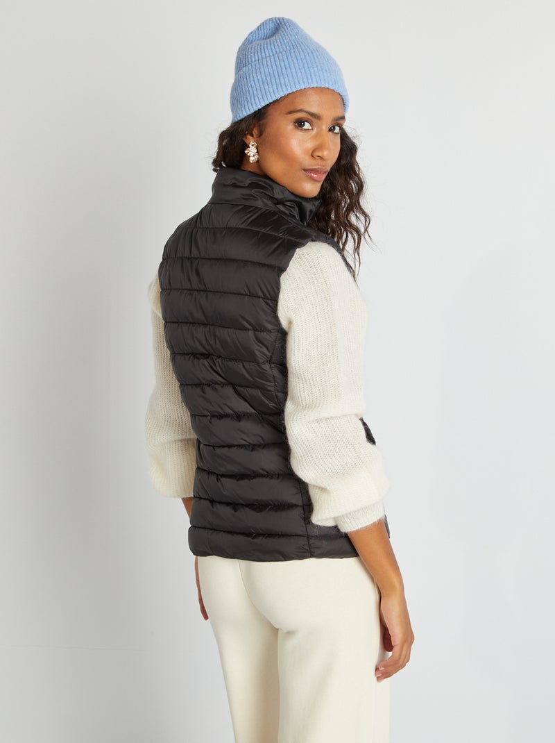 Lichte bodywarmer zwart - Kiabi