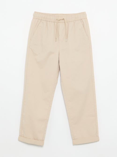 Lichte effen broek - Kiabi