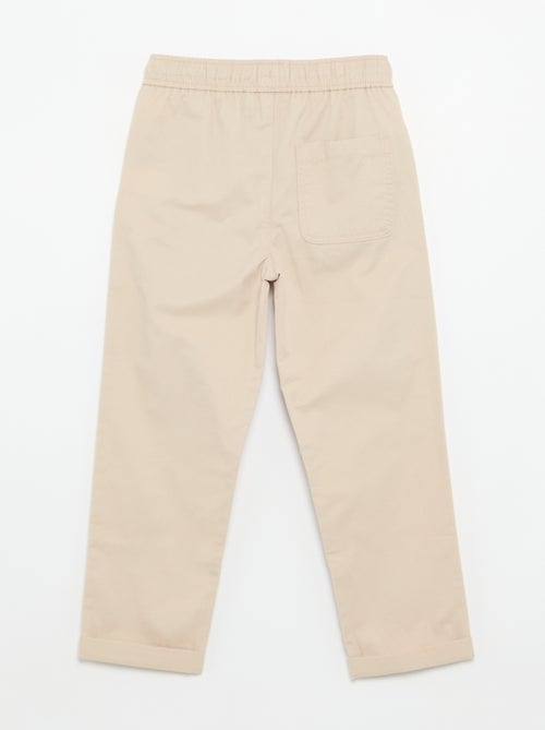 Lichte effen broek - Kiabi