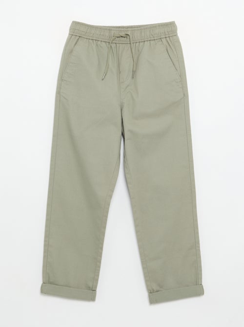 Lichte effen broek - Kiabi
