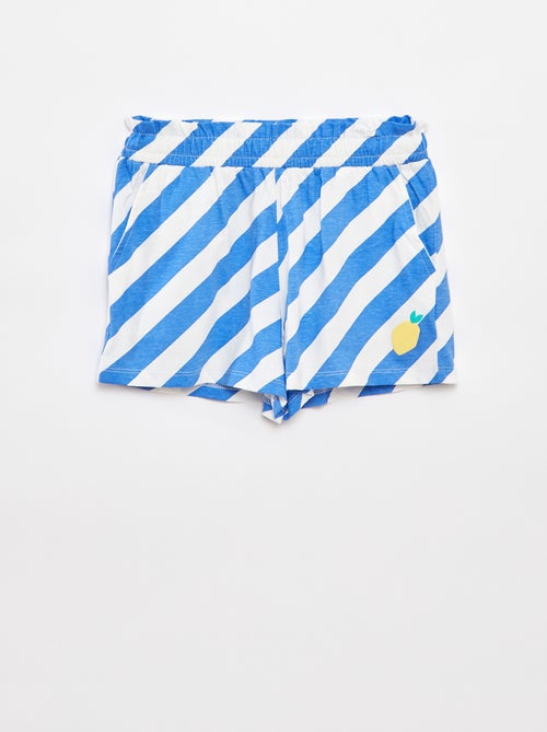 Lichte gekleurde short met twee zakken - Kiabi