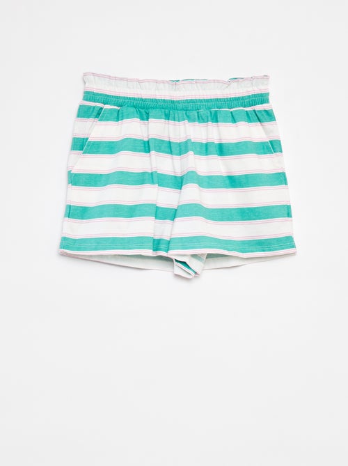 Lichte gekleurde short met twee zakken - Kiabi