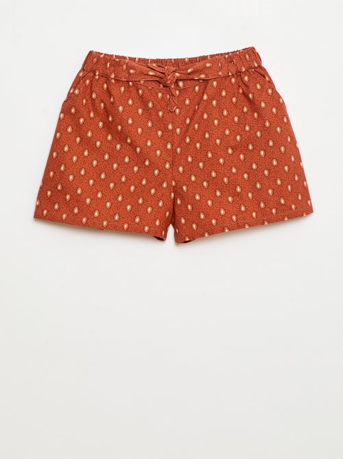 Lichte katoenen short - Kiabi