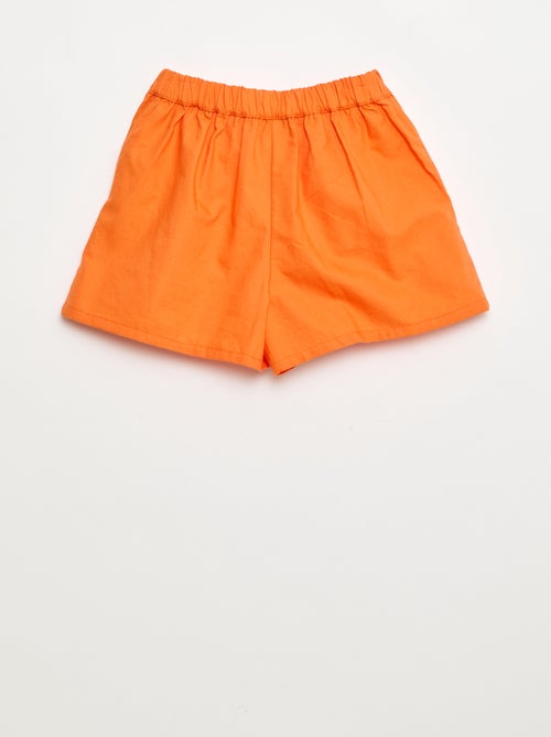 Lichte katoenen short - Kiabi