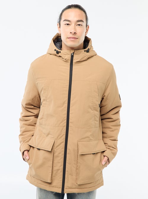 Lichte parka met waterafstotende capuchon - Kiabi