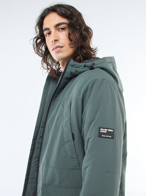 Lichte parka met waterafstotende capuchon - Kiabi