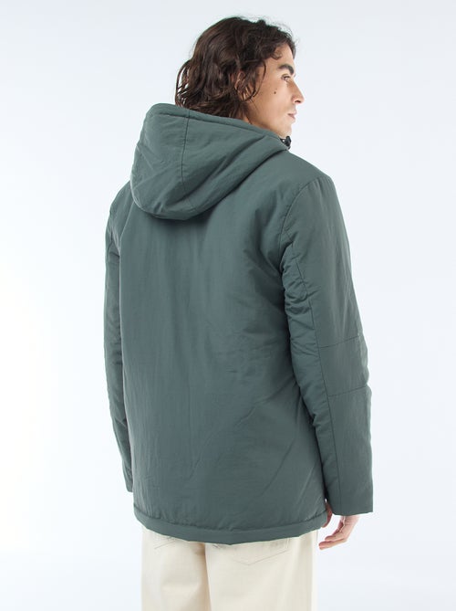 Lichte parka met waterafstotende capuchon - Kiabi