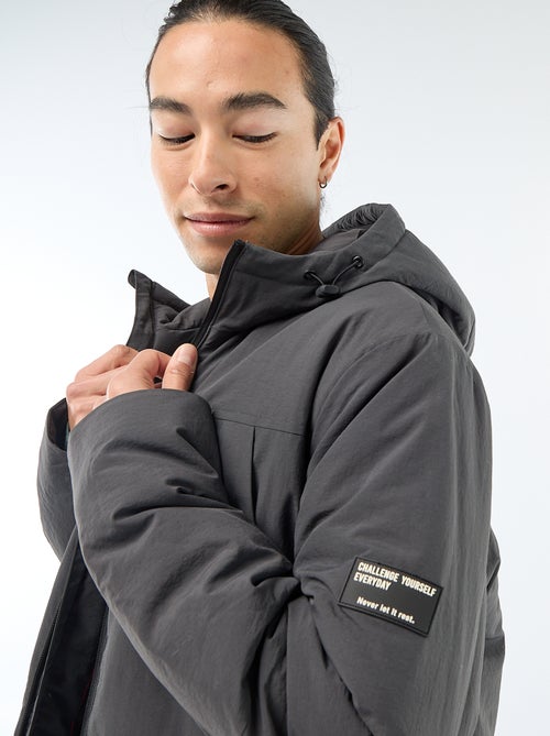 Lichte parka met waterafstotende capuchon - Kiabi