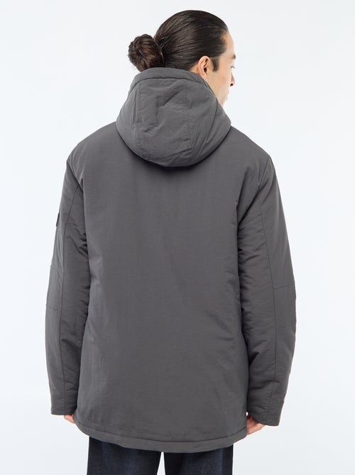 Lichte parka met waterafstotende capuchon - Kiabi